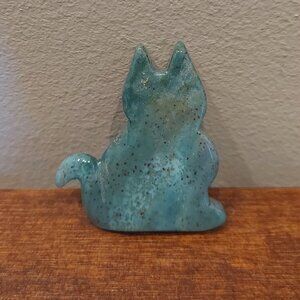 Ocean Jasper Crystal Cat Cutout